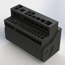 perforar caso funda organizador clasificación bricolaje diy 3d print model - Mito3D