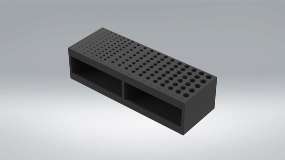 matkap bit Kulp destek araç Odun metrik atölye marangoz basın 3d print model - Mito3D