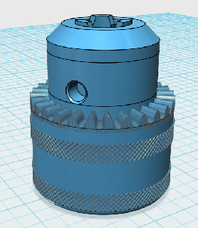 broca mandril Ferramentas ferramenta metal tecnologia construção industrial aço 3d print model - Mito3D