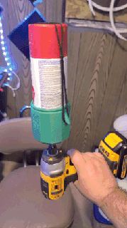 drill paint mixer attachment gadget spray 3d print model - Mito3D