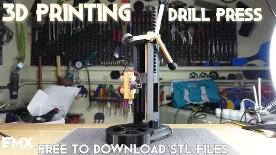 drill press tools 3d print model - Mito3D