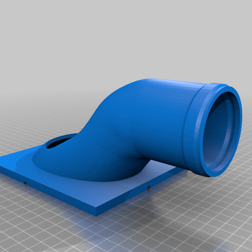 percer presse poussière collectionneur m3 3D print model - Mito3D
