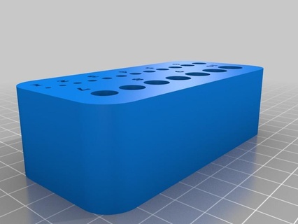 perforar estante soporte herramientas 3d print model - Mito3D