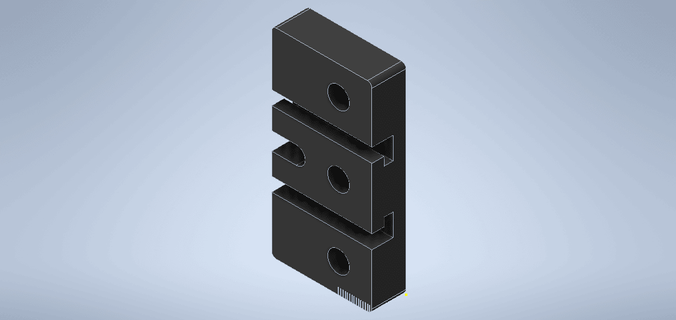 drilling guide minifix dowels screws minfix dowel wood tools assembly 3d print model - Mito3D