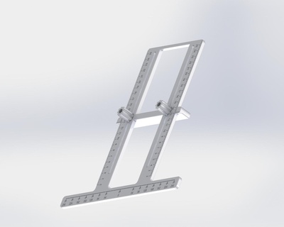 perforazione jig mobilia maniglie utensili 3d print model - Mito3D