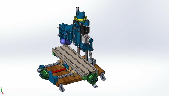 sondaj öğütme ayakta durmak drill machine motor ek v11 araçlar delici kesici makine koordinat geçici 3d print model - Mito3D