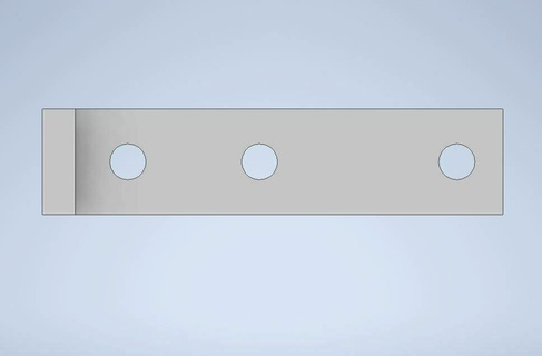 drilling template holes screws chipboard furniture ldsp dsp conferee conductor markup 3d print model - Mito3D