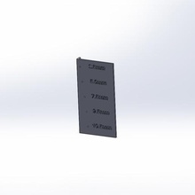Bohrschablone verschiedene 3d print model - Mito3D