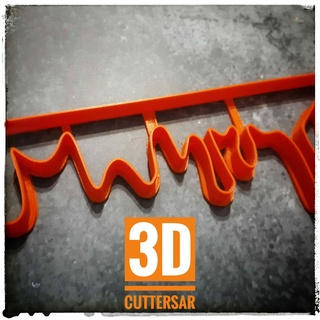 tropfend Kuchen Plätzchen Cutter stl Fondant kalt Porzellan 3d print model - Mito3D