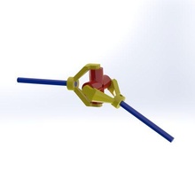 drive shaft architecture gimbal transmission cross-link rc modelism 3d print model - Mito3D