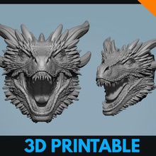 drogon drago gioco di troni fan art ispirata 3d modello stampa daenerys dracarys fantasia 3d print model - Mito3D