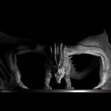 drogon art daenerys targaryen de dragon jeu des trônes rhaegal viserion les créatures 3d print model - Mito3D