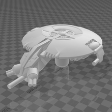 droid gunship star wars armada squadron 3d print model - Mito3D
