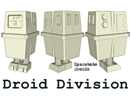divisão dróides andróide 3d impressão 3d print model - Mito3D