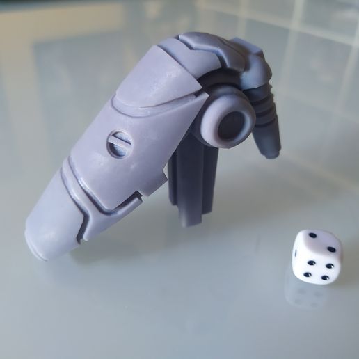 droide cabeza b1 gioco juguetes 3D print model - Mito3D