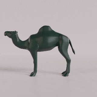 dromedário figura animal arte camelo estátua 3d print model - Mito3D