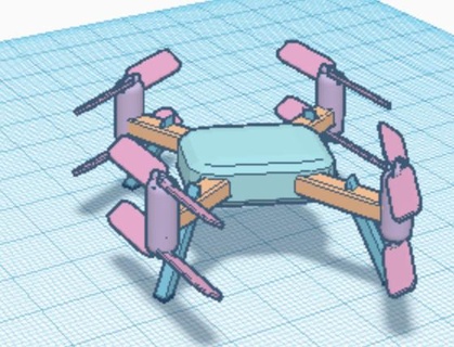 drone decoration 3d print model - Mito3D