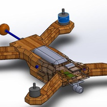 drone juego el fpv quadcopter 3d print model - Mito3D