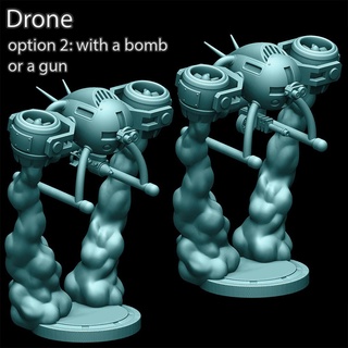 drone Game sci-fi scifi miniatures 3d print model - Mito3D