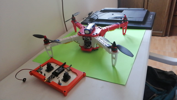 drone quad 3d print model - Mito3D