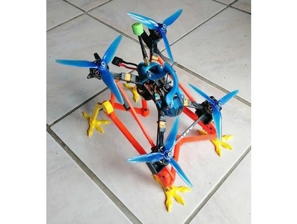 drone pliable lancement tampon remix supporter 3d print model - Mito3D