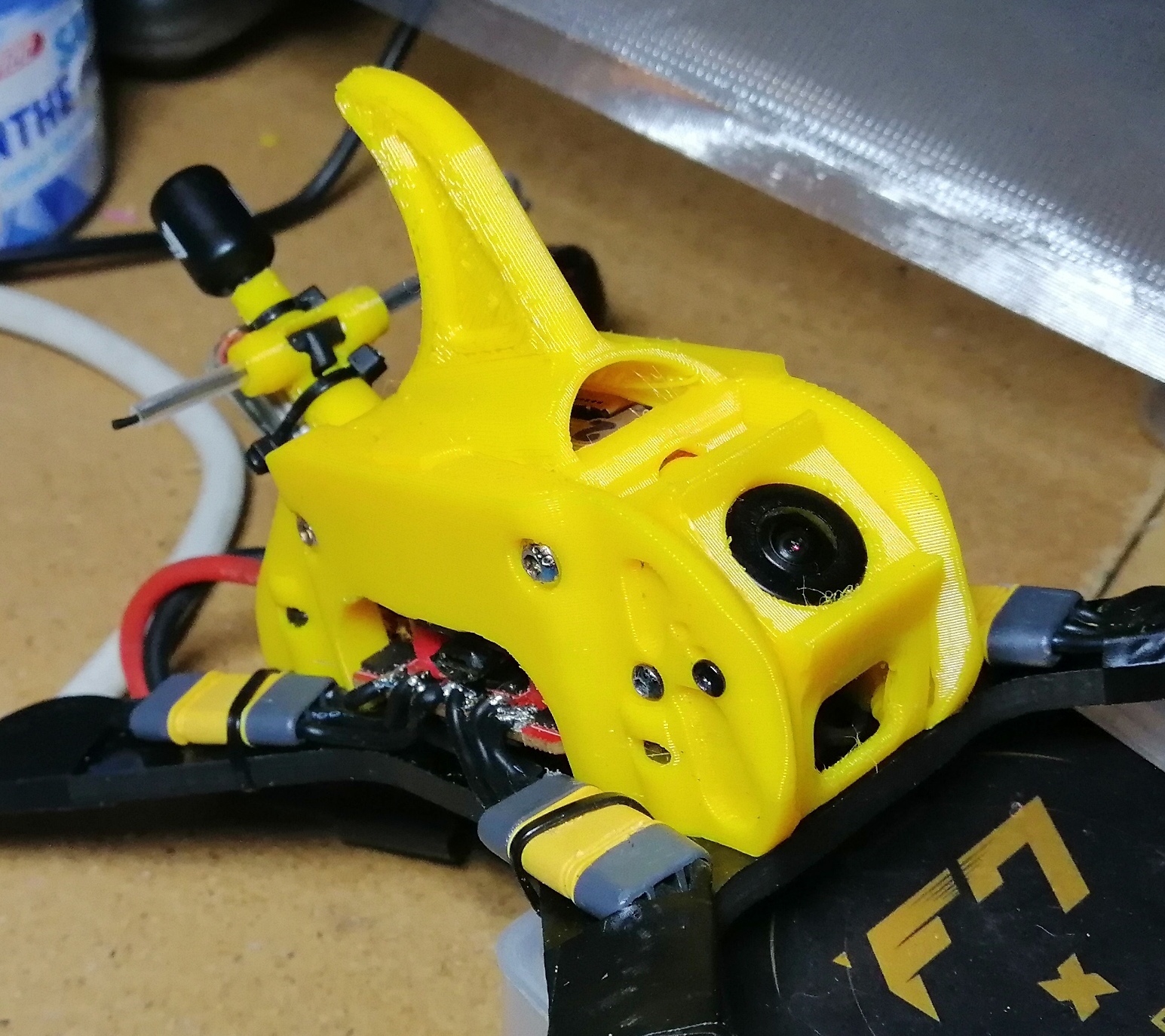 Drohne unzerstörbar Überdachung 5 Frames hglrc Wind wind5 Rennfahrer 3D print model - Mito3D