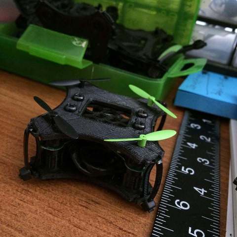 drone -nanno experimental 6mm motors tool 3d printing 3D print model - Mito3D