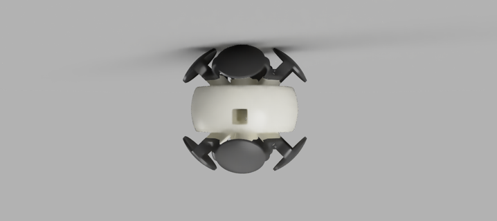 drone 15 centimetri 3d modellini veicoli aeromobili drone giocattolo elicottero compagnia aerea aereo 3dprint Stampa stampabile ingegneria robot alberi 3d print model - Mito3D
