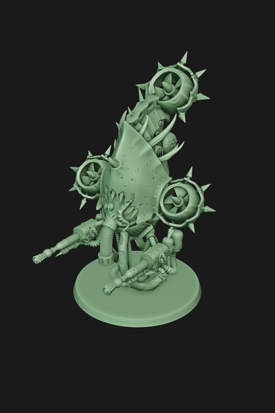 drone by deltorvik game miniature demon foetid 3d print model - Mito3D