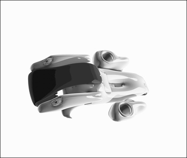 Drohne Konzept Design 3d print model - Mito3D