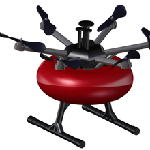 Drohne Feuerwehrmann v2 gadget Flugzeug Feuerwehr zu werden Feuer bomberos 3d print model - Mito3D