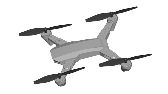 drone fpv - frame dji quadcopter octocopter octocopter- rc plane rcplane airplane suav uav 3d print model - Mito3D