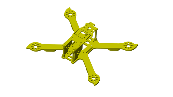 drone telaio fpv dji quadricottero octocopter rc aereo rcplane Contare uav 3d print model - Mito3D