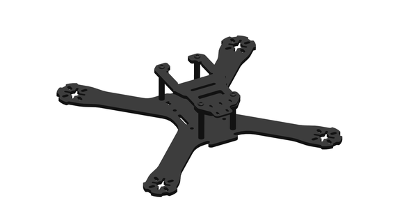 drone frame - fpv dji quadcopter octocopter octocopter- rc plane rcplane airplane suav uav 3d print model - Mito3D