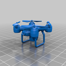 drone portachiavi attrezzo gingillo 3d stampa 3d print model - Mito3D