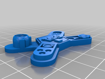 drone oubli plaque frontale nombre add 3d impression 3d print model - Mito3D