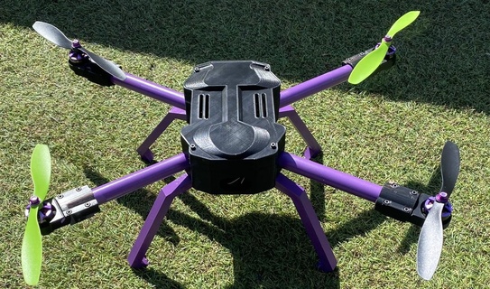 Drohne Quadcopter 3d Drucken 3d print model - Mito3D