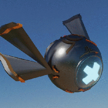 Drohne-Roboter verschiedene Roboter mecha haben Drohne dji Auge ojo Flügel cool 3d print model - Mito3D