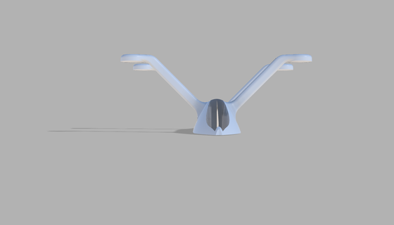 dronejet 16cm giocattolo 3d modellini veicoli aeromobili drone giocattolo elicottero compagnia aerea aereo 3dprint Stampa stampabile ingegneria robot alberi 3d print model - Mito3D