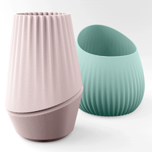 drop 1 flow vases 2 vase art 3d print model - Mito3D