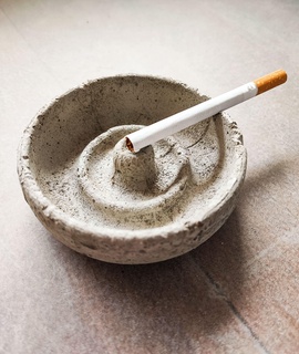 drop ashtray cenicero mold molds concrete molding home outdoor cigarette smoke 3d print model - Mito3D