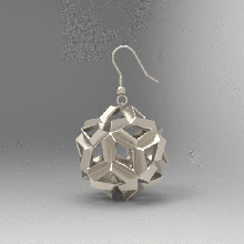 brincos de dois coleção jóias joyer teselado resina anycubic fundici n modelo 3d dise o joyas tessellation carcaça Modelo design 3d print model - Mito3D