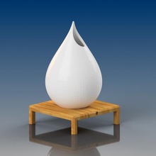 drop lamp home light design art 3d print model - Mito3D