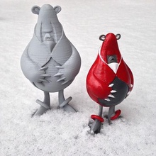 baisse de forme d'ours art toy animal figurine 3d print model - Mito3D