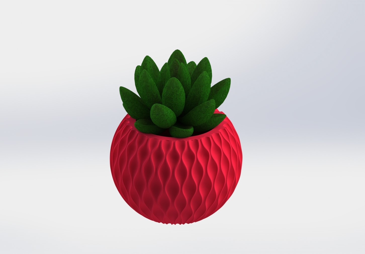 far cadere succulenta fioriera casa cactus impianti giardino fiore vaso 3D print model - Mito3D
