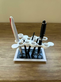 drop water pencil pot 3d print model - Mito3D