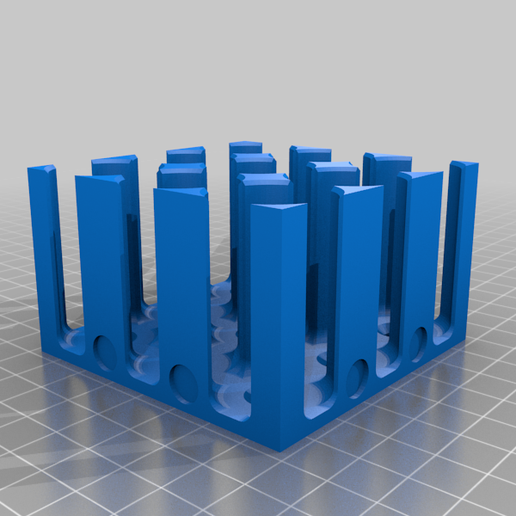 dropper bottle rack magnet slots tool_holders_boxes 3D print model - Mito3D