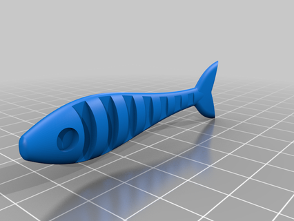 dropshot dead fish 2 softbait master sport outdoors 3d print model - Mito3D