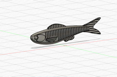 dropshot fil 8cm mould + master softbait perch bass pike lure fishing 3d swimbait 3d print model - Mito3D