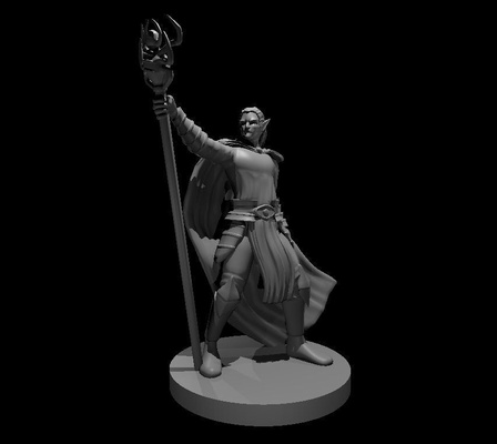 drow collection game dd dnd dungeons dragons elf mage games game 3d print model - Mito3D